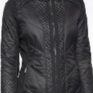Athleta Black Quilted Jacket
